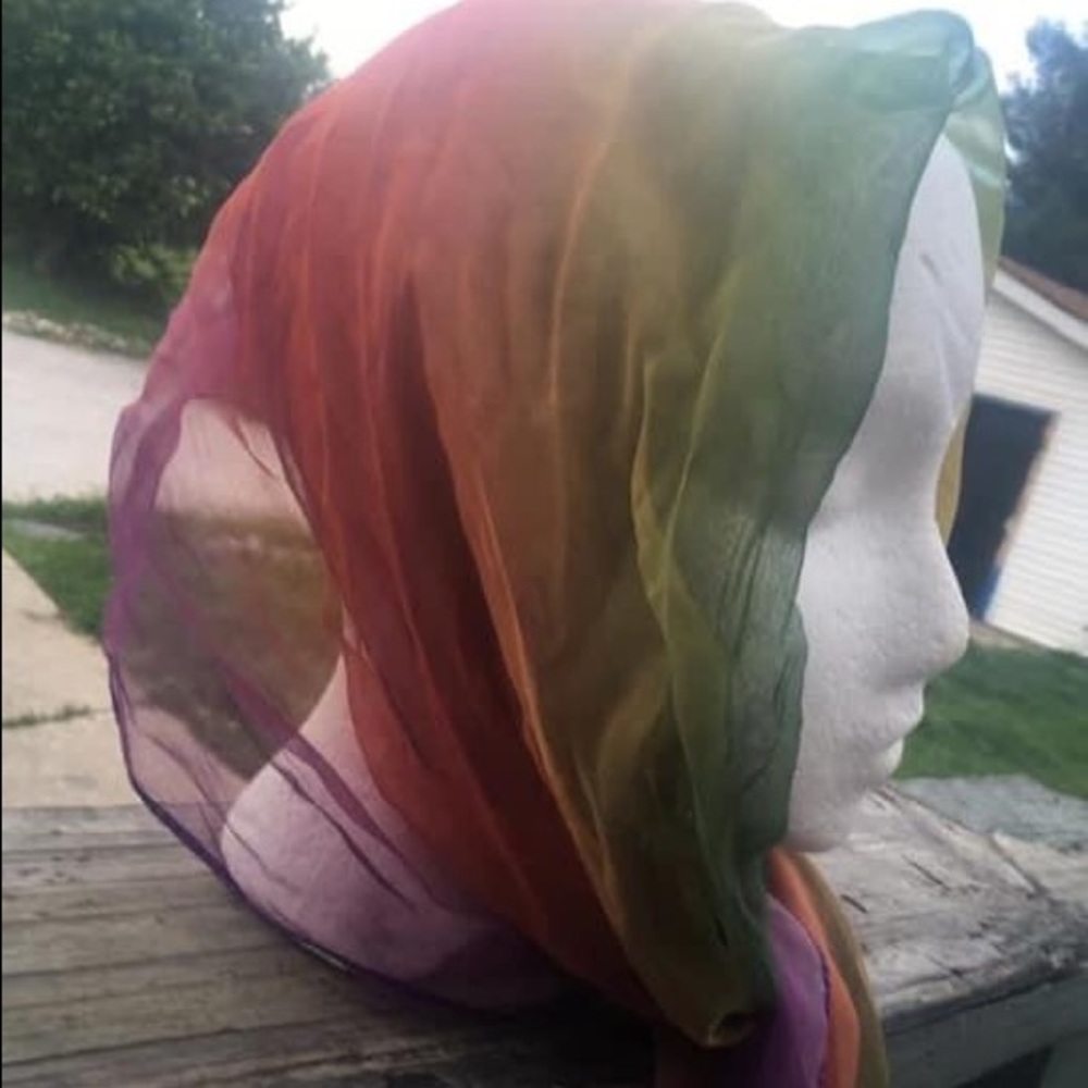 Vintage Rainbow Scarf